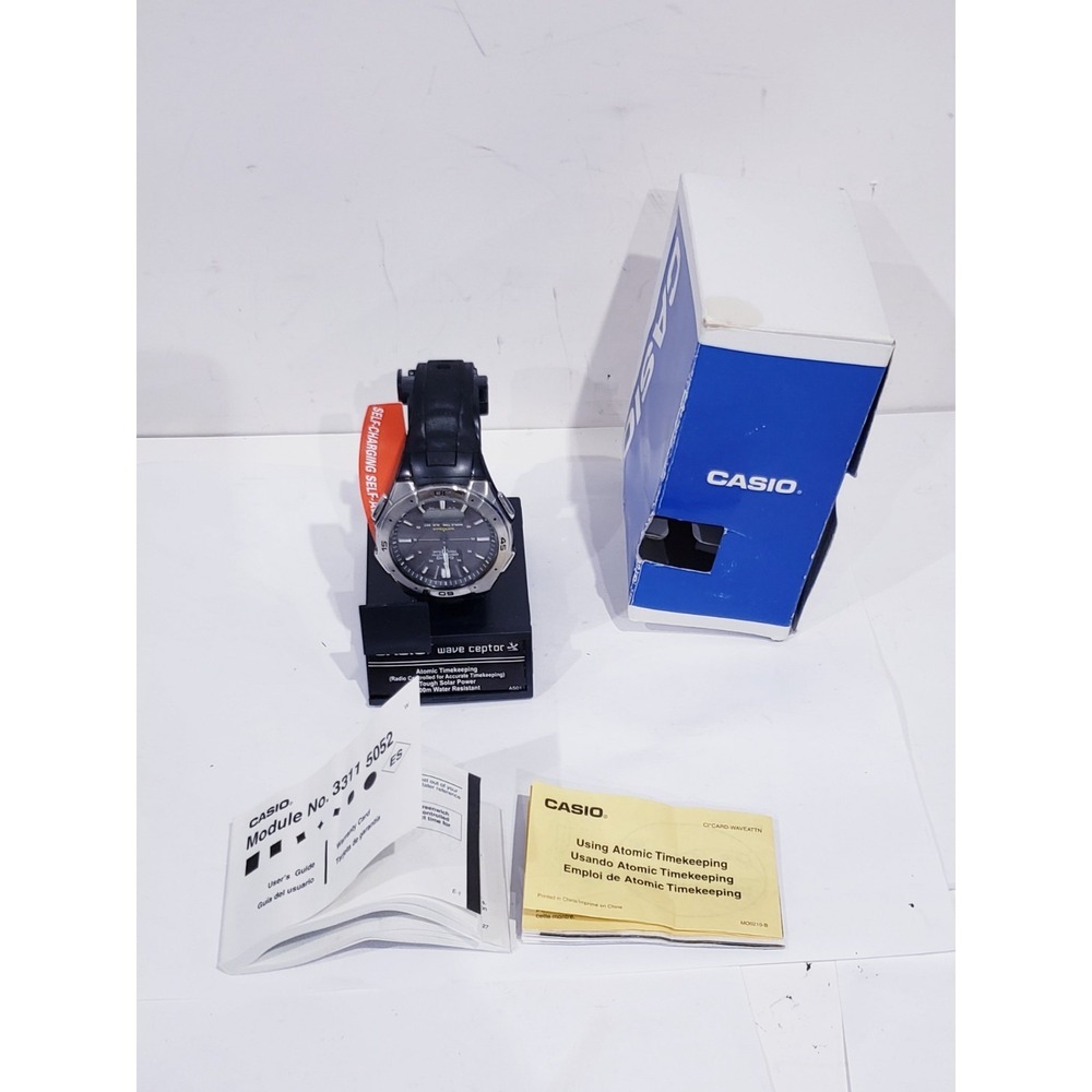 Casio Wave Ceptor WVA-470 Tough Solar Analog-Digital Watch